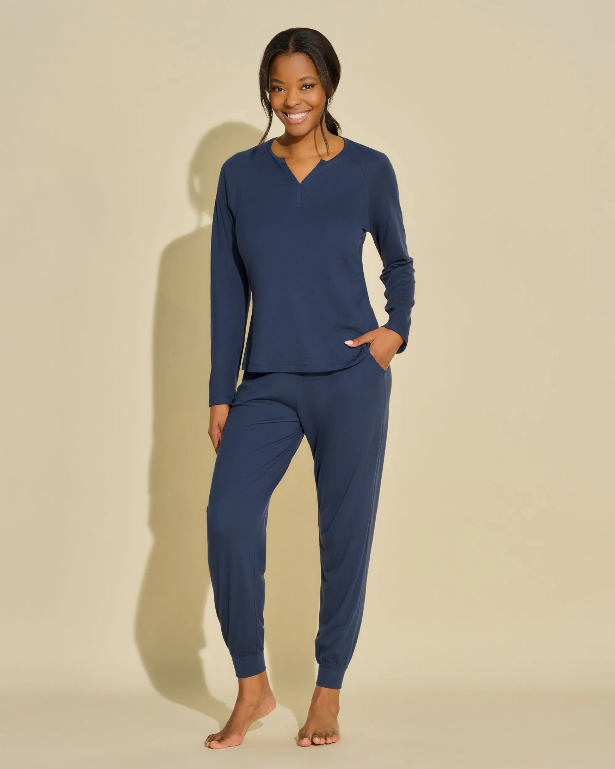 Cosabella Bella Long Sleeve Top & Jogger Set