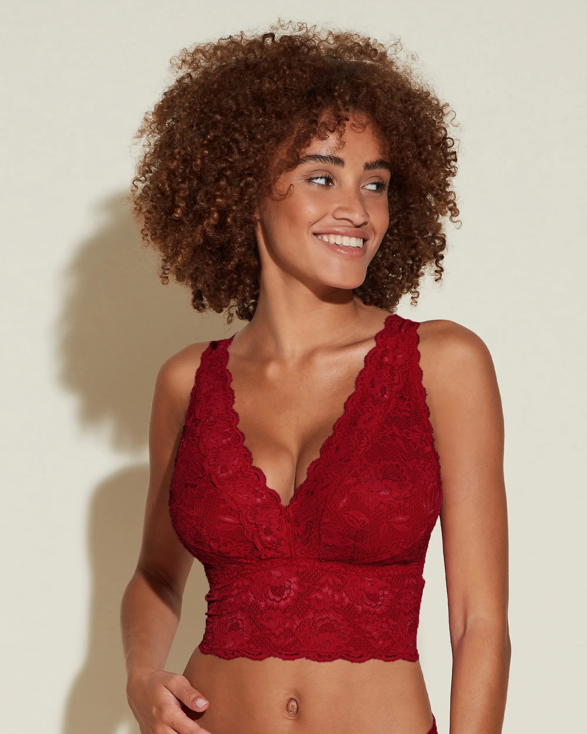 Cosabella Never Say Never Curvy Plungie Longline Bralette