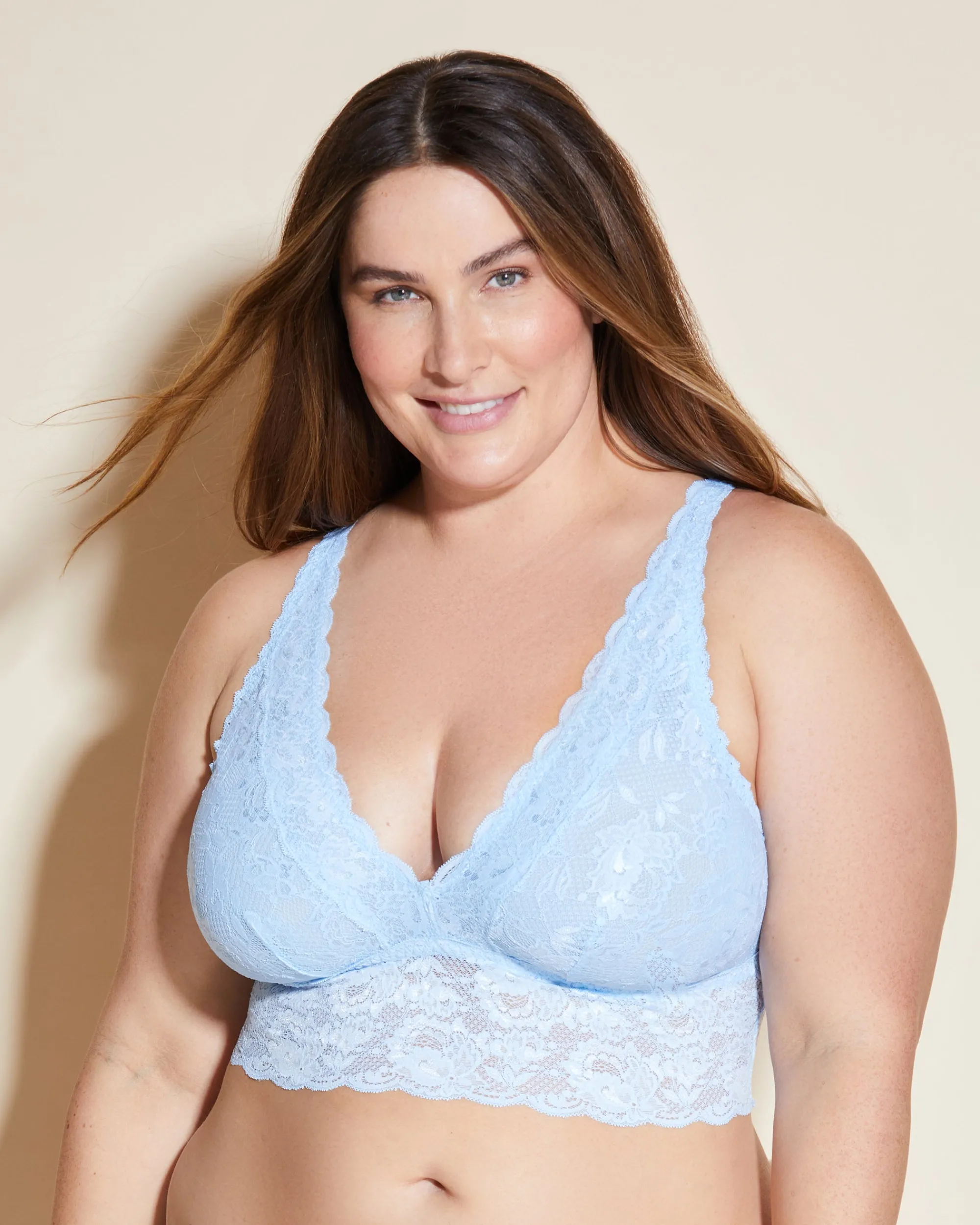 Cosabella Never Say Never Extended Plungie Longline Bralette