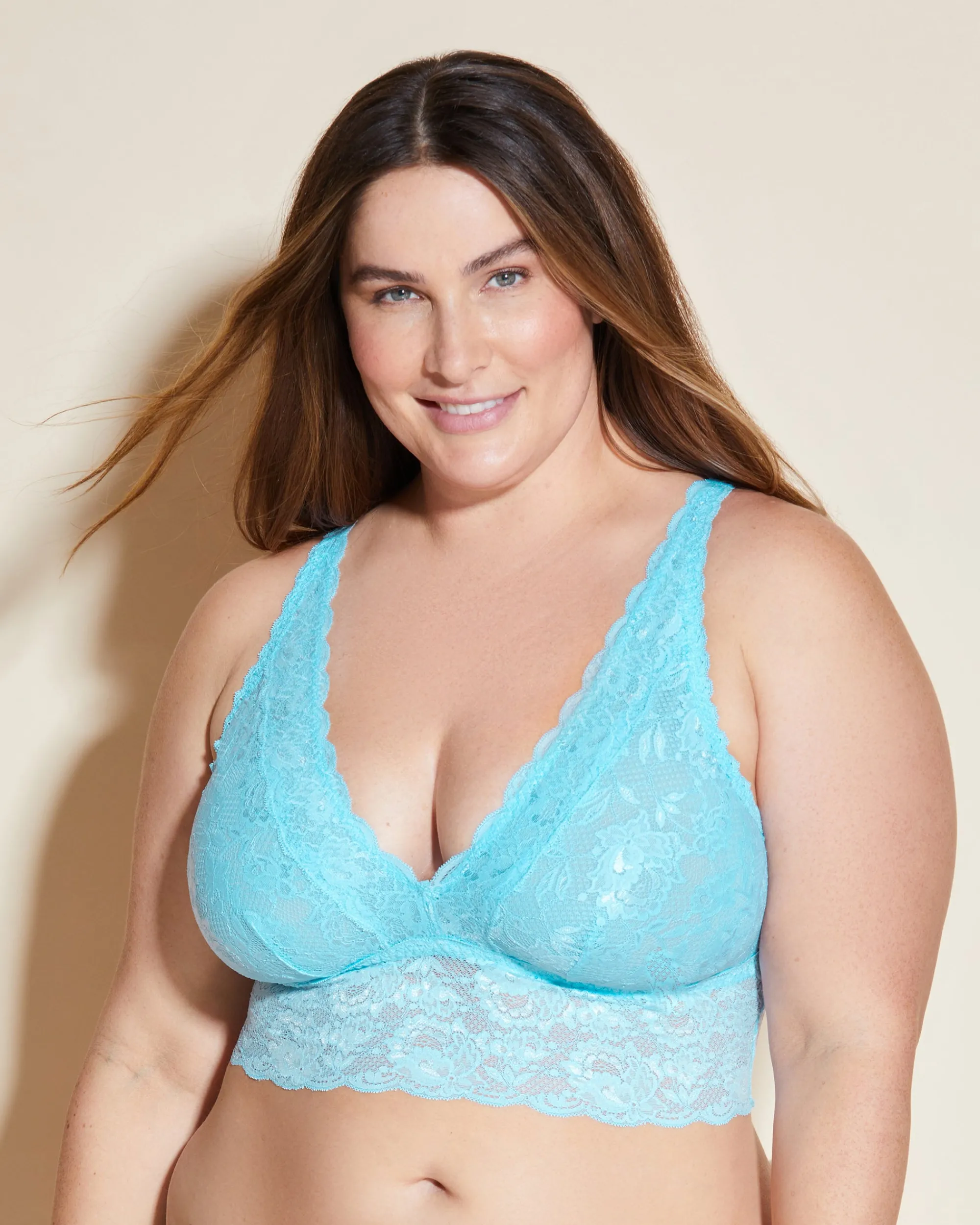 Cosabella Never Say Never Extended Plungie Longline Bralette
