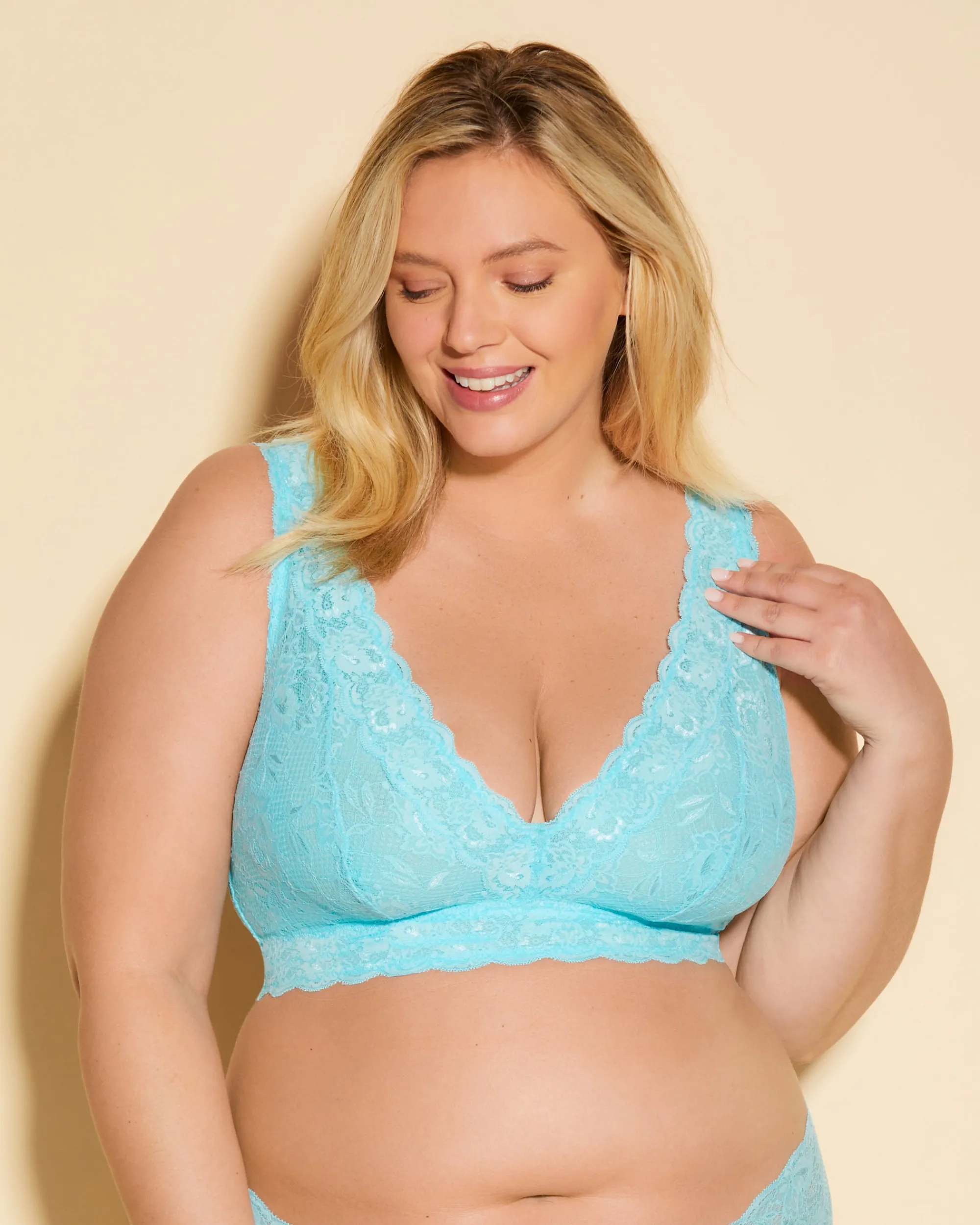 Cosabella Never Say Never Ultra Curvy Plungie Longline Bralette