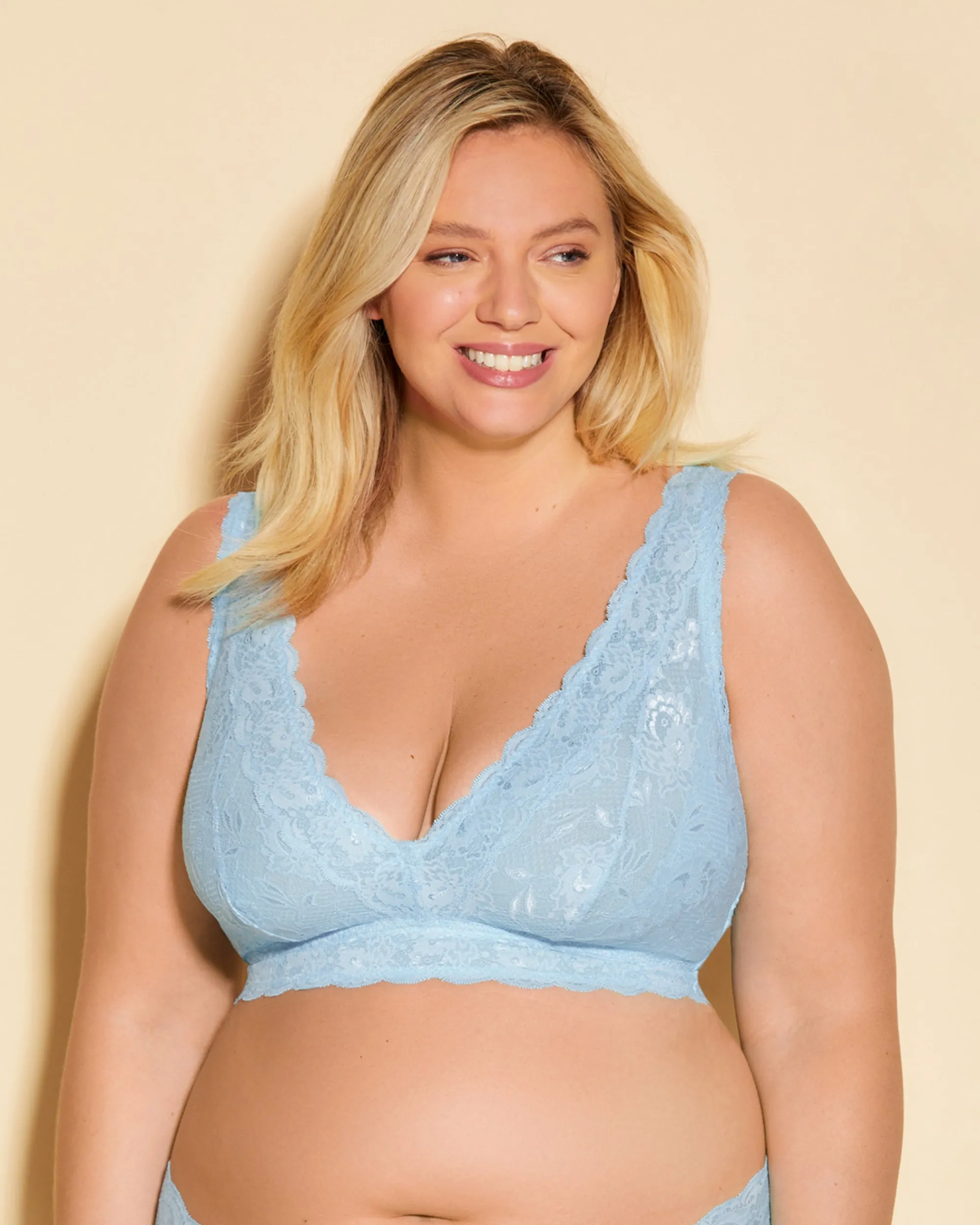 Cosabella Never Say Never Ultra Curvy Plungie Longline Bralette
